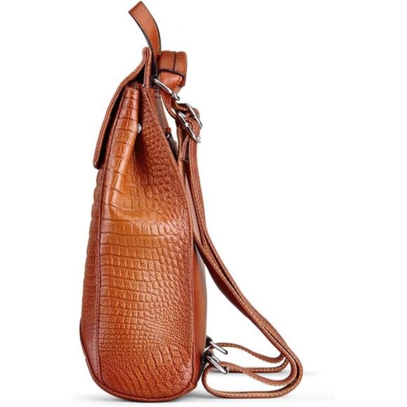 Women Real Leather Backpack Shoulder Bag main image 7